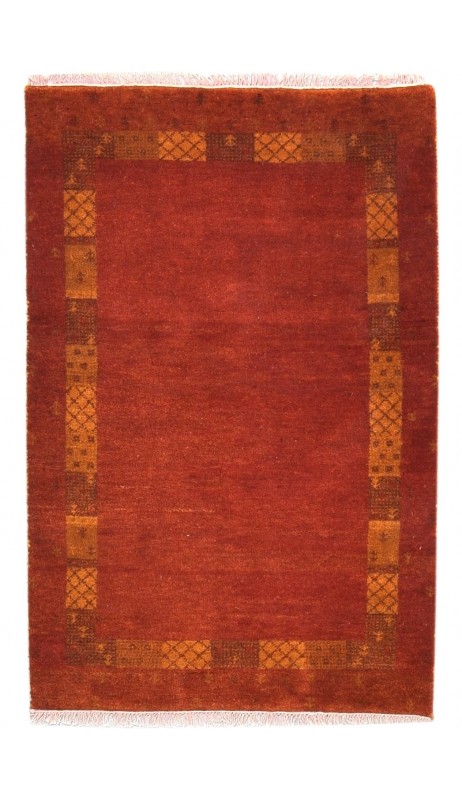 Traditional-Persian/Oriental Hand Knotted Wool Red 3' x 4' Rug