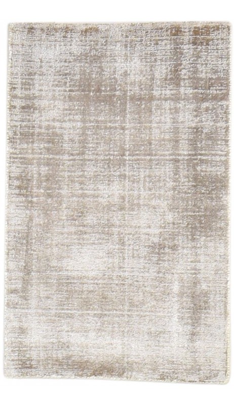 Modern Handloom Wool Beige 2' x 3' Rug