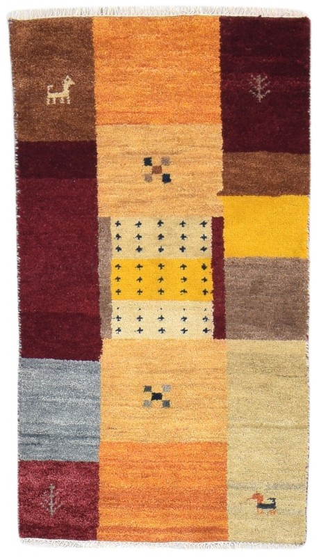 Traditional-Persian/Oriental Hand Knotted Wool Multi Color 2'6 x 5' Rug