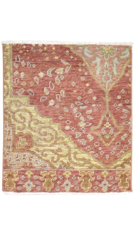 Traditional-Persian/Oriental Hand Knotted Wool Rust 2'6 x 3' Rug