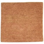 Modern Handloom Wool Rust 2' x 2' Rug