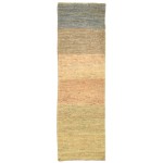 Modern Hand Knotted Jute Colorful 2' x 6' Rug