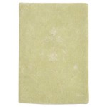 Modern Hand Tufted Wool / Silk (Silkette) Green 2' x 3' Rug