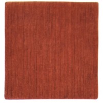 Modern Handloom Wool Red 2' x 2' Rug