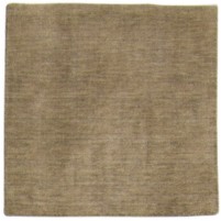 Modern Handloom Wool Brown 2' x 2' Rug