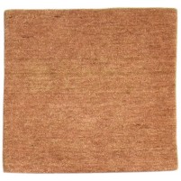 Modern Handloom Wool Rust 2' x 2' Rug