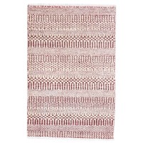 Modern Hand Knotted Silk Red 2' x 3' Rug