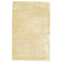 Modern Handloom Silk Gold 2' x 3' Rug