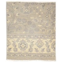 Traditional-Persian/Oriental Hand Knotted Wool Beige 2'6 x 3' Rug
