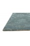 Modern Hand Knotted Wool Green 2' x 2' Rug