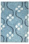 Modern Hand Tufted Wool Blue 2' x 3' Rug