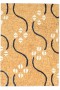 Modern Hand Tufted Wool Orange 2' x 3' Rug