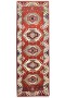 Traditional-Persian/Oriental Hand Knotted Wool Red 2' x 6' Rug