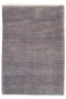 Modern Hand Knotted Wool / Silk (Silkette) Brown 2' x 3' Rug