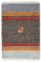 Traditional-Persian/Oriental Hand Knotted Wool Brown 1' x 2' Rug