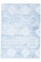 Modern Handloom Wool / Silk (Silkette) Blue 2' x 3' Rug