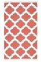 Modern Dhurrie Wool Pink 3' x 5' Rug