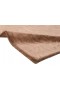 Modern Handloom Silk (Silkette) Brown 2' x 3' Rug