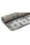 Modern Jacquard Loom Silk Dark Grey 2' x 3' Rug