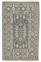 Traditional-Persian/Oriental Hand Knotted Wool Silk Blend Charcoal 2' x 3' Rug